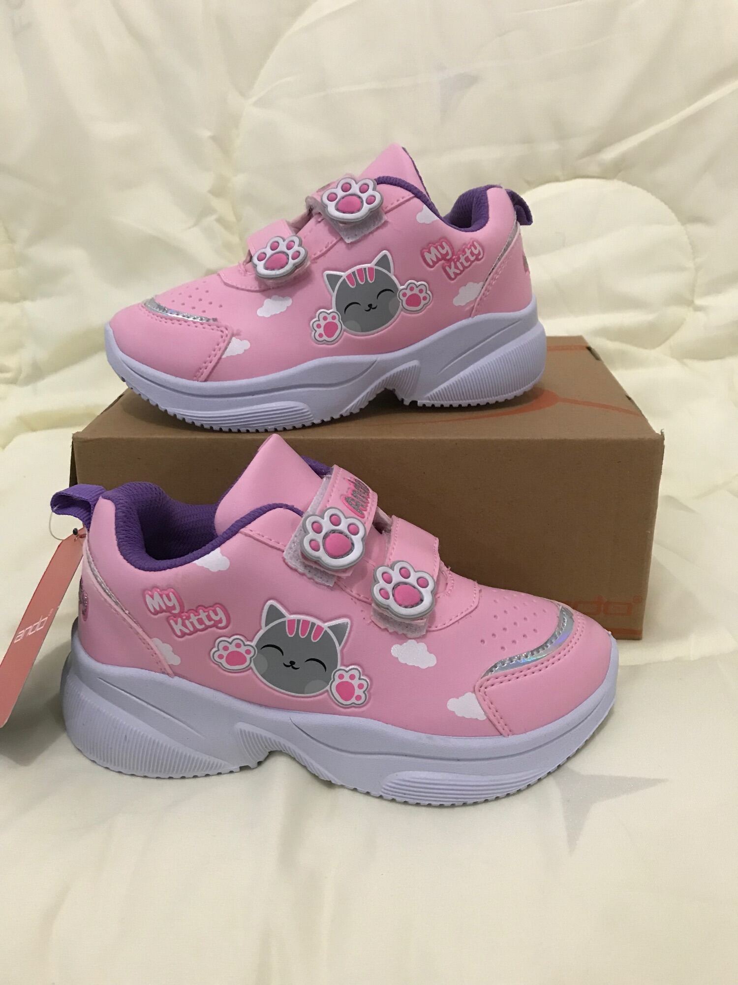 Sepatu sneakers ANDO MINICORN MIAW sz 25-32(FREE KAOS KAKI