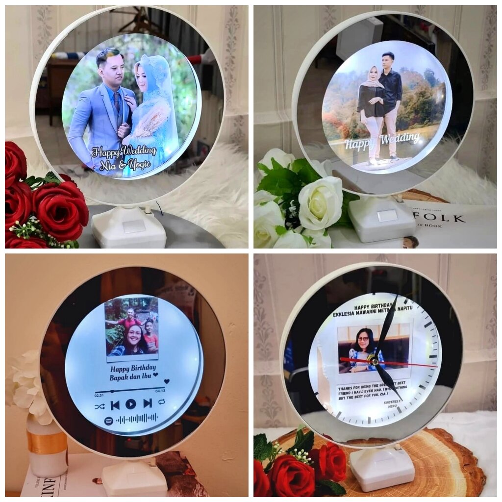 Kado Lampu Cermin Foto LED Hadiah ulang tahun kado anniversary kado wisuda unik kado sahabat murah kadโฆ