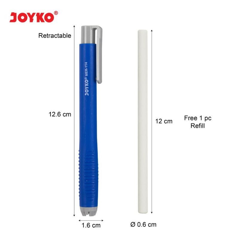 JOYKO Mechanical Eraser MER-114 Penghapus Pensil Mekanik + Refill