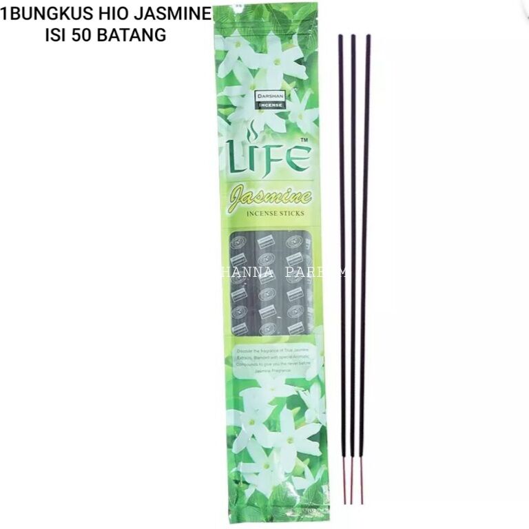 Dupa Hio Jasmine / Melati Panjang 1Bungkus Isi 50 Batang Stick By Darshan India - Buhur Pengharum Ruangan Aromaterapi