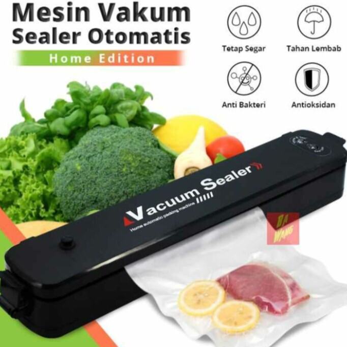 Mesin Vacumm Sealer Otomatis / Vacum Pres Makanan JAU KANG Portable