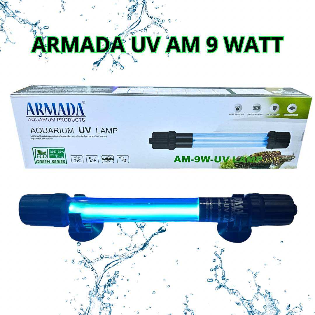 ARMADA UV AM 9 WATT LAMPU UV STERILISASI ANTI LUMUT BAKTERI DAN ALGAE