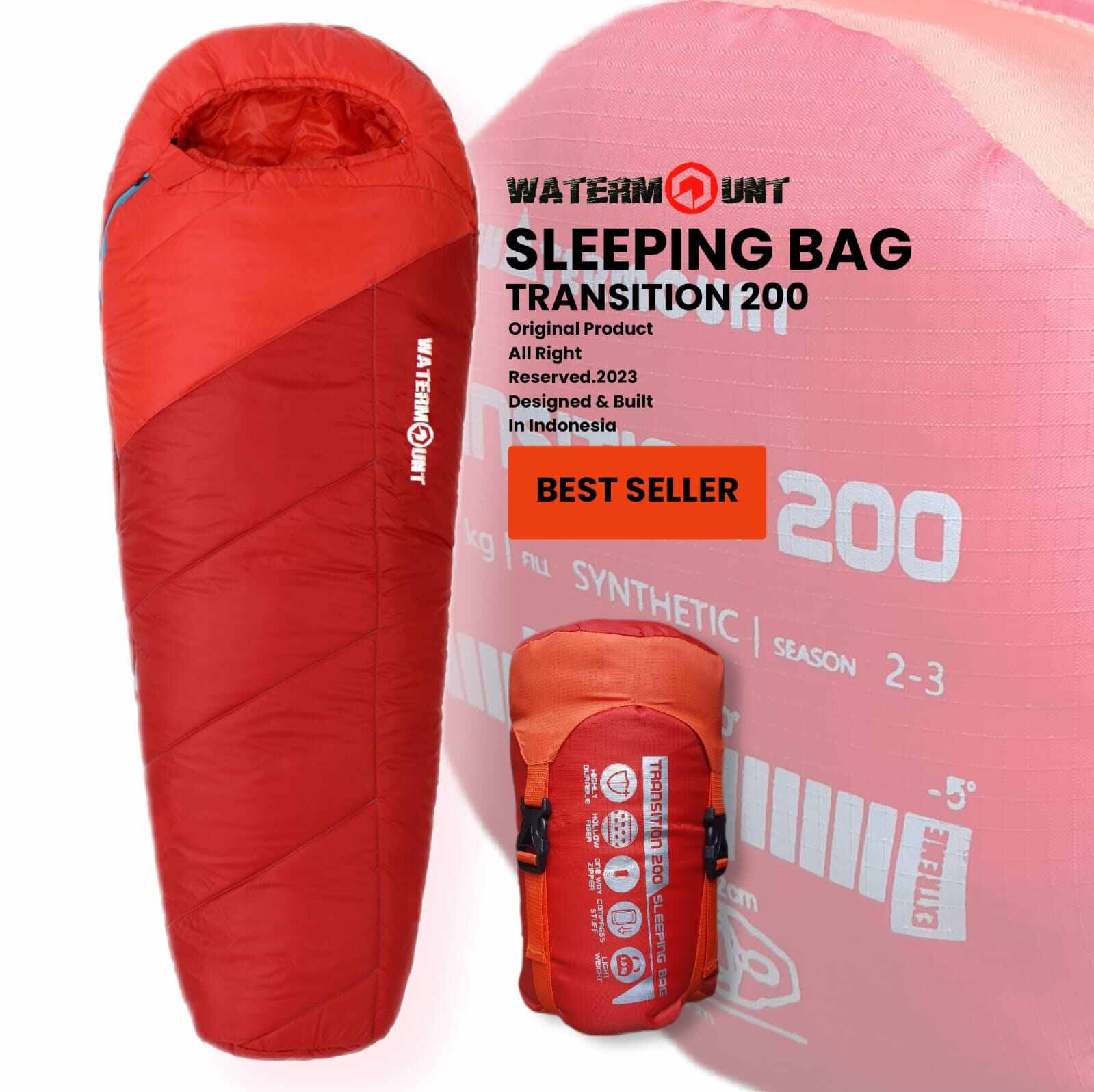 Sleeping bag Mummy Watermount Transition 200 Original