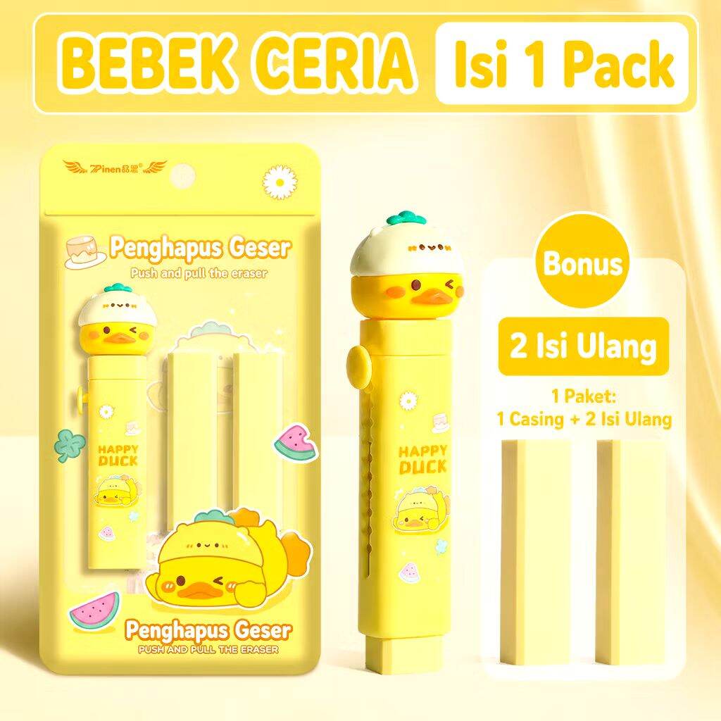Electric pencil eraser Penghapus pensil elektrik cute Korea style penghapus pensil bentuk pen shape eraser