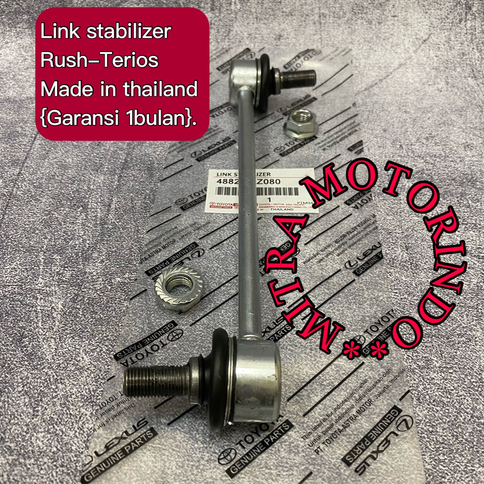 Link stabil / Stabilizer link Toyota Rush/Terios 48820-BZ080 Garansi Harga 45,500 rupiah*Gratis Ongkir