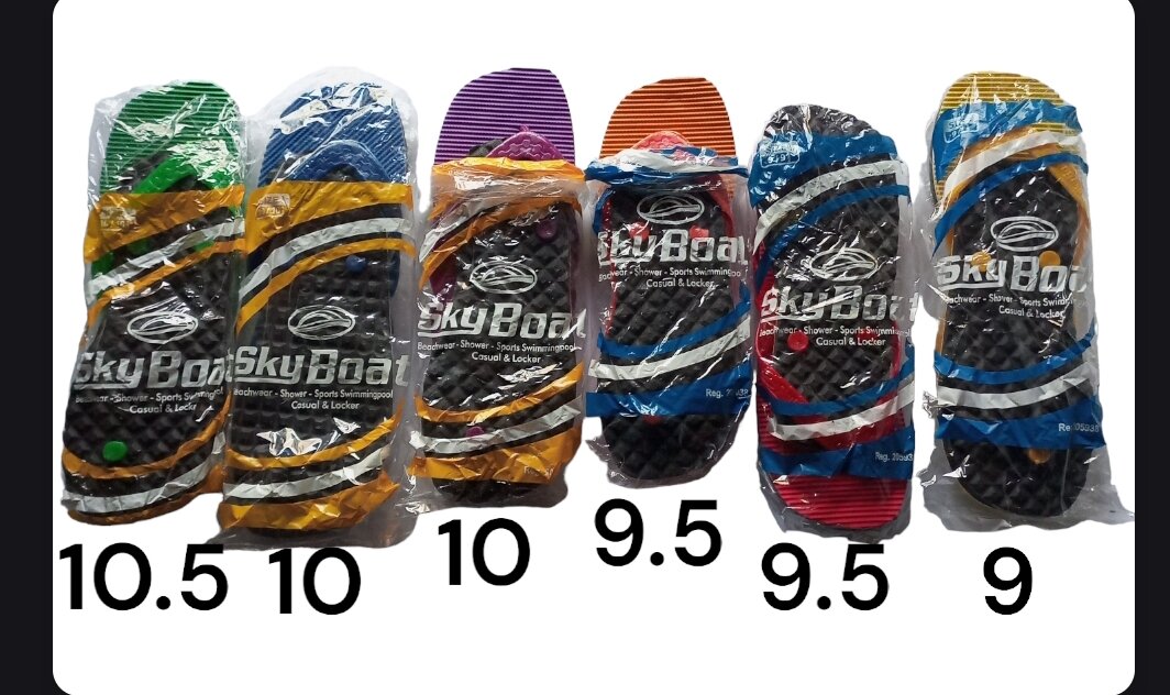Skyboat slippers 6 pairs of colors/No. series 9-10.5 flip flops/women's sandals Harga  44,500 rupiah*Gratis Ongkir
