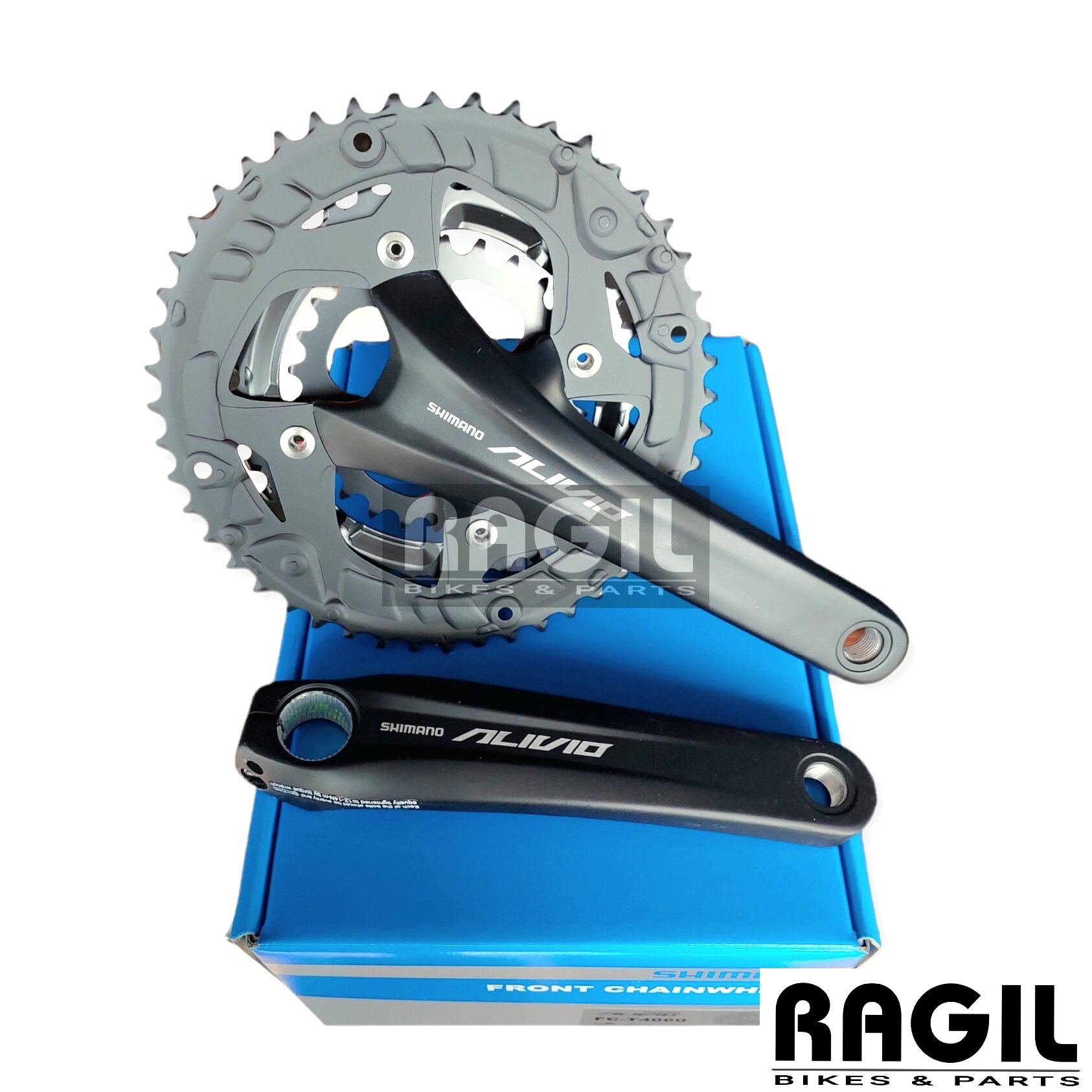 CRANK SHIMANO ALIVIO SPEED T4060 48T 36T 26T 48-26T HT2