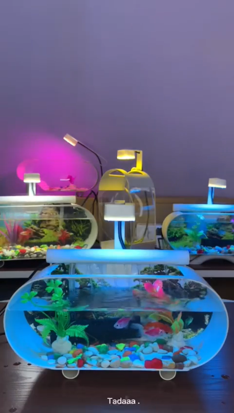 HONMEET おとなしく 2個 魚の装飾品 ネット カニ ミニ 赤ちゃん