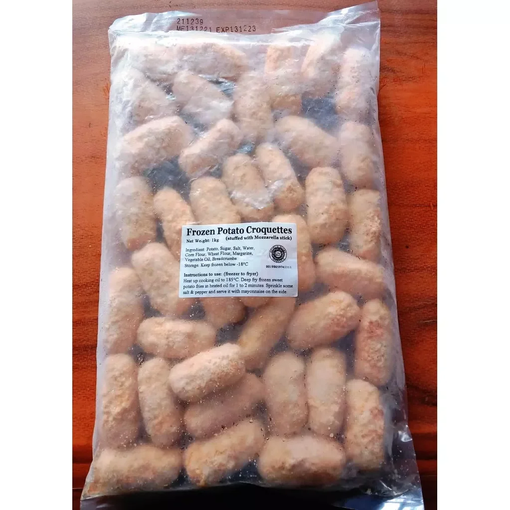 Kroket Kentang Keju Mozzarella 1 Kg Frozen Potato Croquettes | Lazada ...