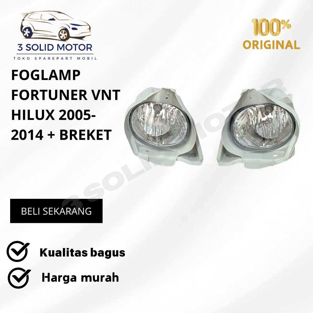 FOGLAMP FORTUNER VNT HILUX 2005-2014 + BREKET Harga 285,000 rupiah*Gratis Ongkir