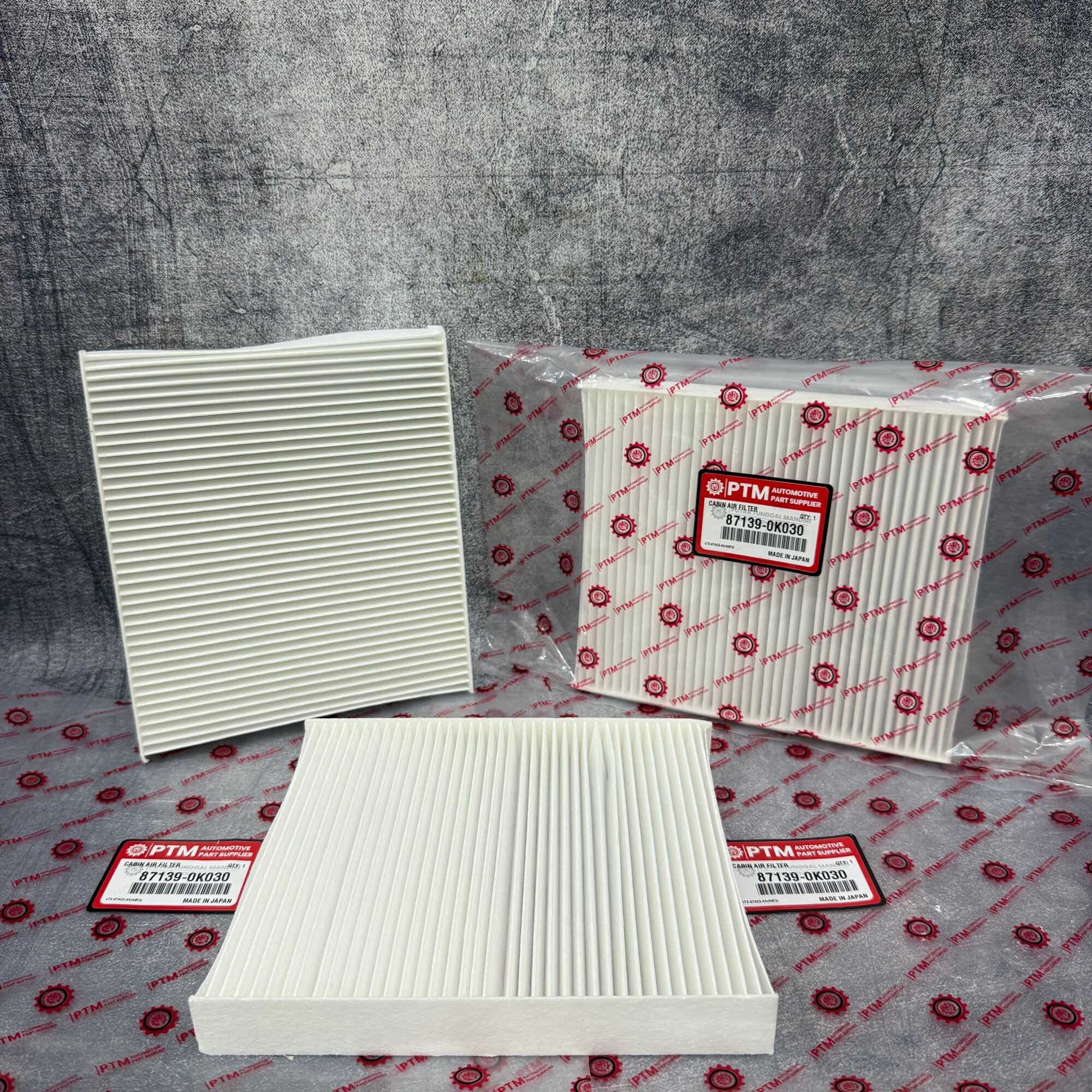 Ac Filter/Cabin Filter/Cabin Air Filter Toyota All New Camry/Hilux Revo/Innova Reborn/Fortuner Vrz/Alphard/Vellfire (1Pcs) Genuine Ptm 87139-0K030 Harga 32,000 rupiah*Gratis Ongkir