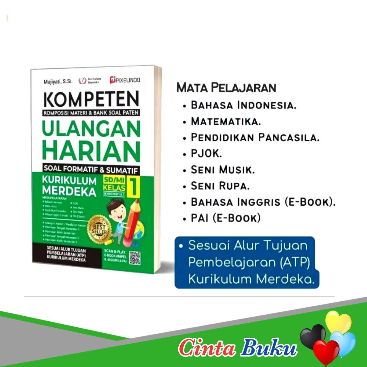 BUKU KOMPETEN ULANGAN HARIAN SOAL FORMATIF DAN SUMATIF KELAS 1 2 3 4 5 ...