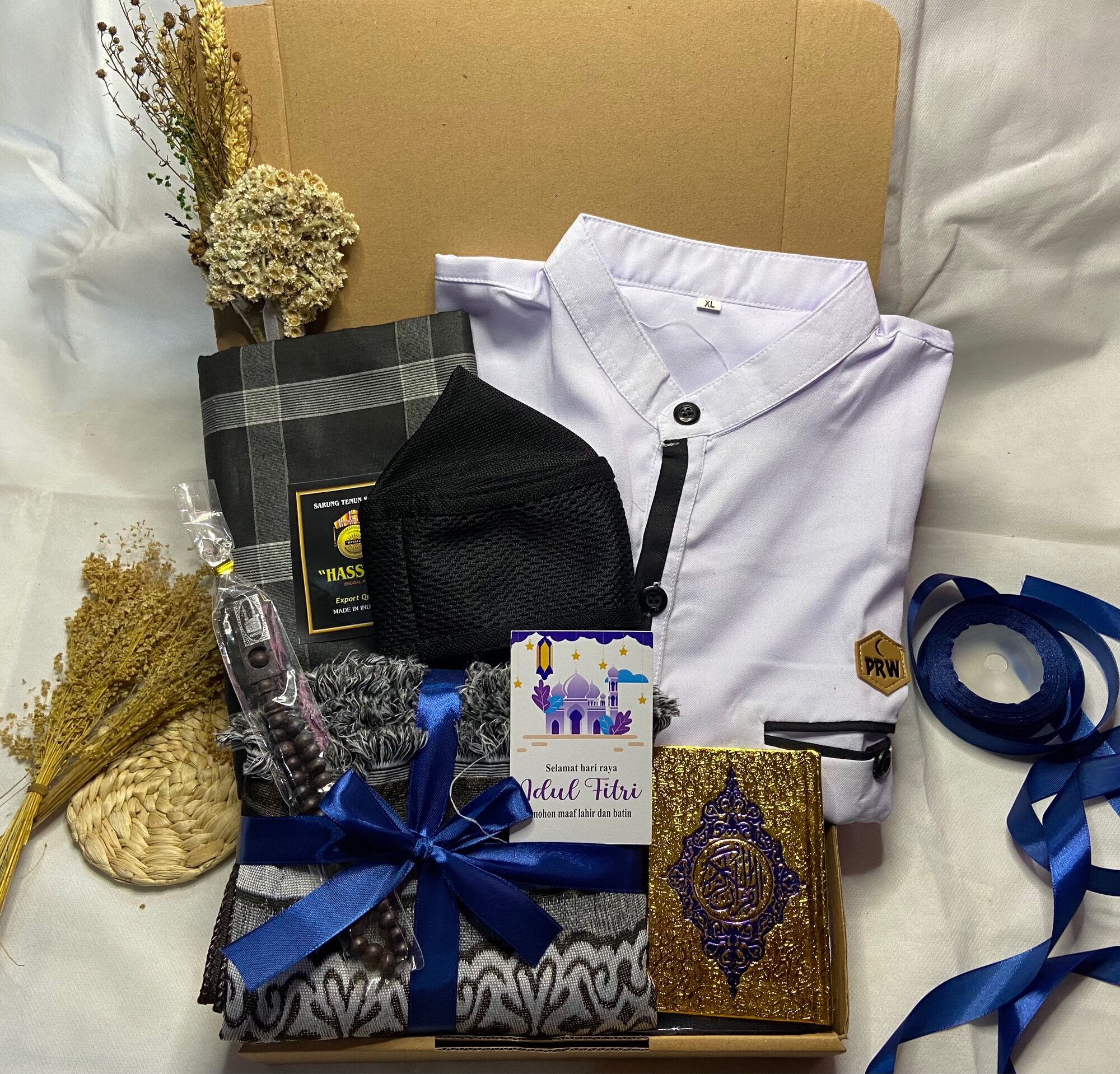 Paket Hampers Untuk Cowok Spesial Ramdahan dan idul fitri/ Paket Alat Shalat/ Paket THR Idul Fitri