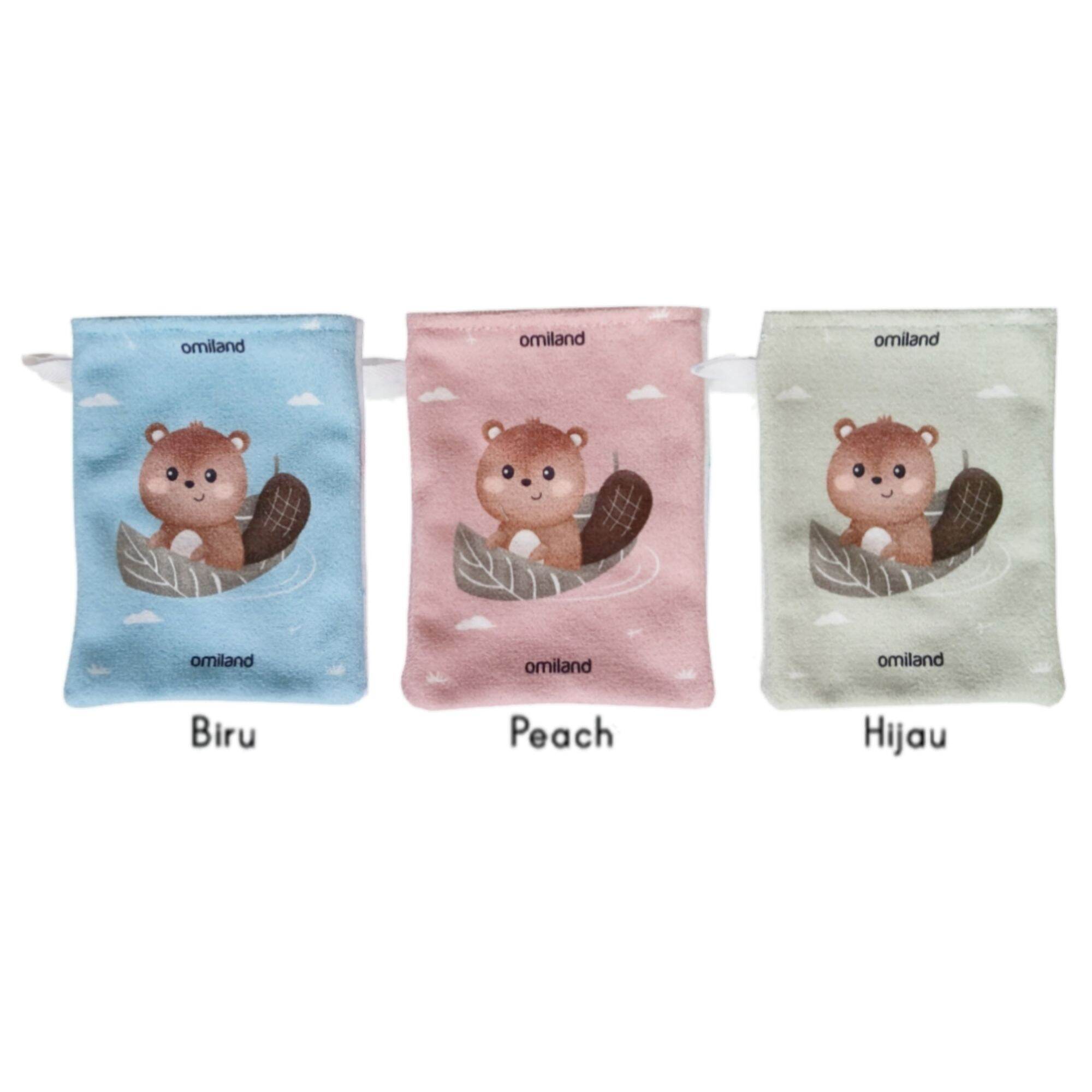 Omiland Waslap Tangan & Kotak Otter Series Fox Series
