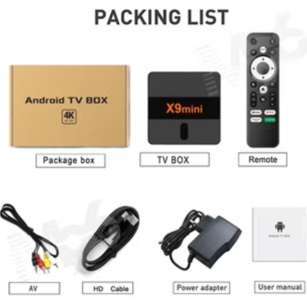 x9mini set top box android tv stbandroid x9 mini trypsky Q3 prima acces ...