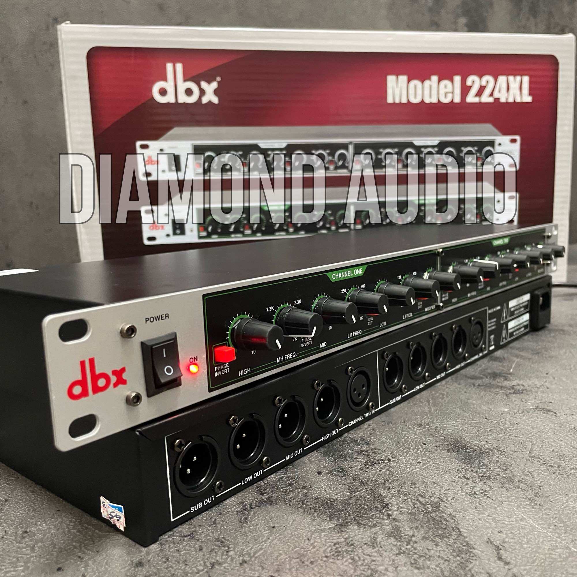 Crossover dbx 224Xl Hitam Plus Subwoofer Grade A Crosover 224 Xl Sub ( BISA COD ) Harga 400,000 rupiah*Gratis Ongkir