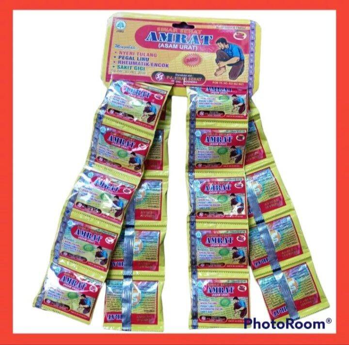 Obat Tradisional Amurat kapsul 1 Renceng isi 10 sachet Berkhasiat ...