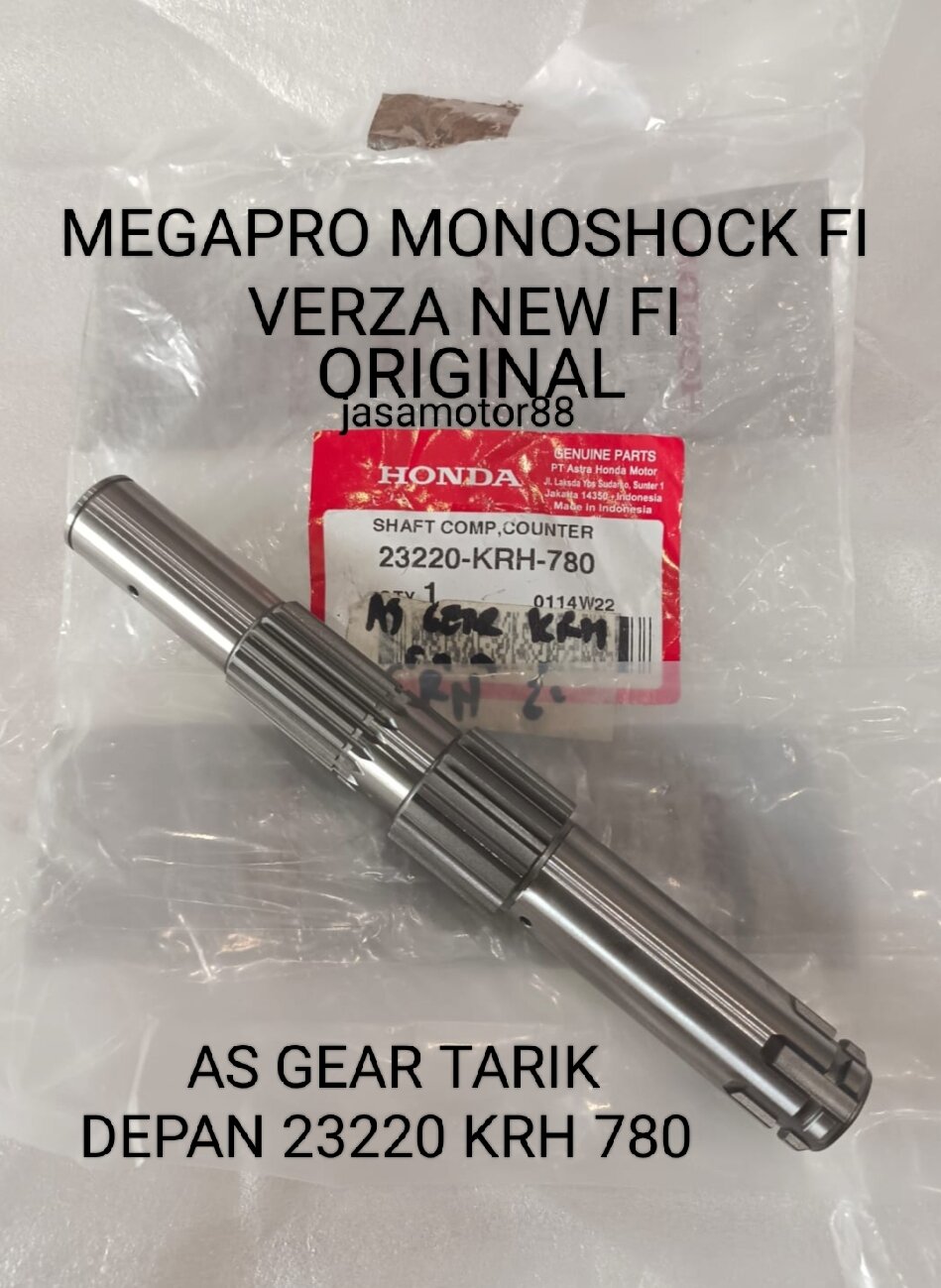 As Gear Gir Gigi Tarik Depan Verza New Megapro Monoshock Fi Injeksi