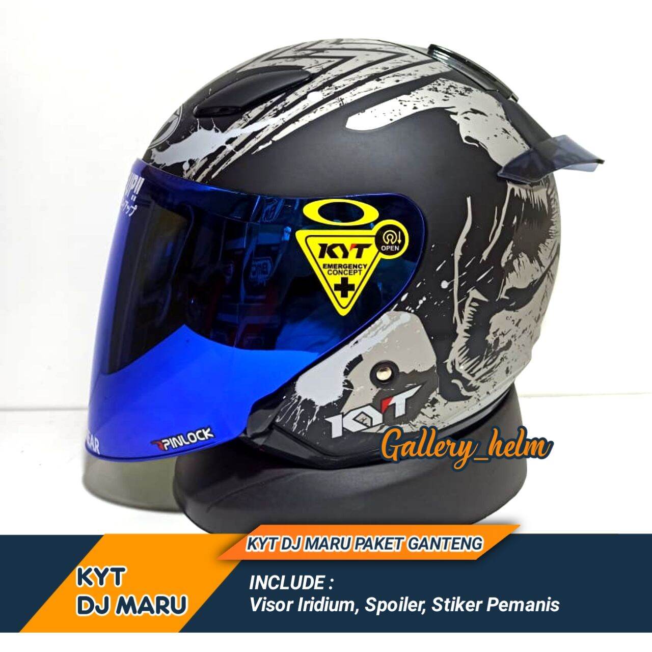 kyt dj maru visor iridium