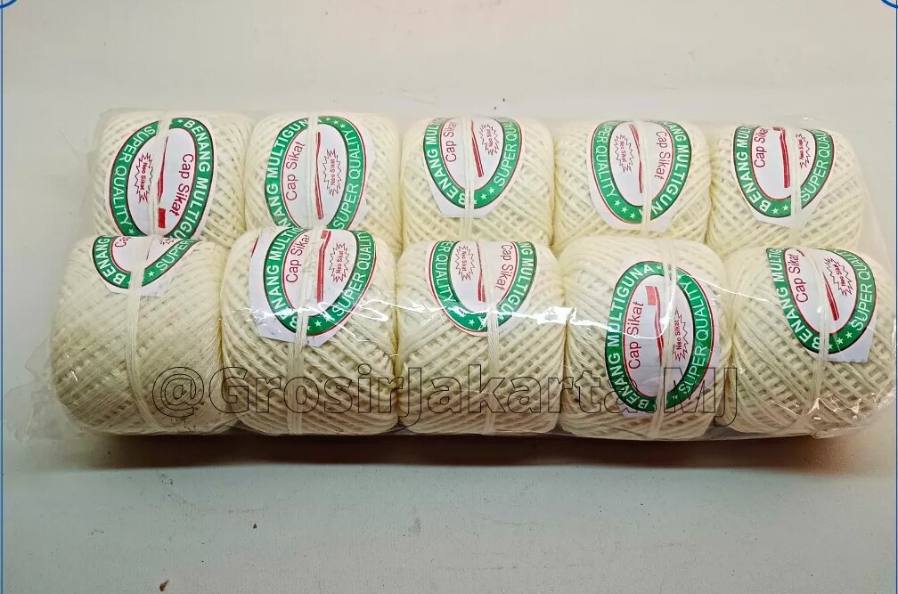 benang bangunan. benang kasur / benang kepel . 1.pak isi 10.pcs