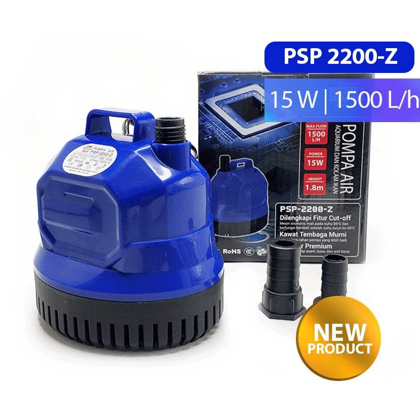 POMPA AIR CELUP AQUARIUM KANDILA PSP 2200 Z 15 W / KANDILA PSP 2200Z Harga 53,999 rupiah*Gratis Ongkir