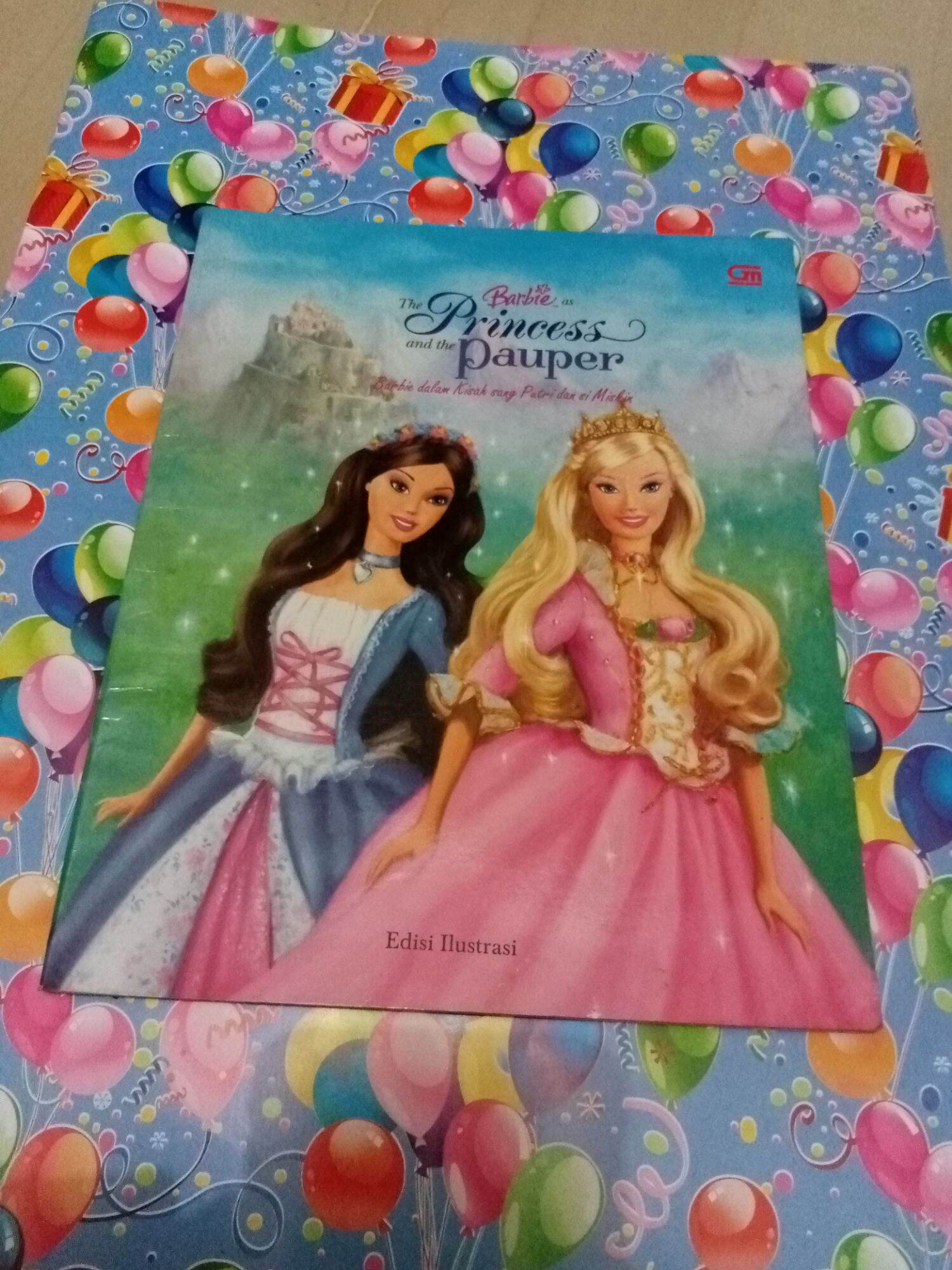 Cerita Barbie - Barbie dalam kisah sang putri dan si miskin - bekas