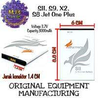 Baterai battery batre maxtron SII S11 S8 jet one+ X2 panjang 8.8 lebar 6
