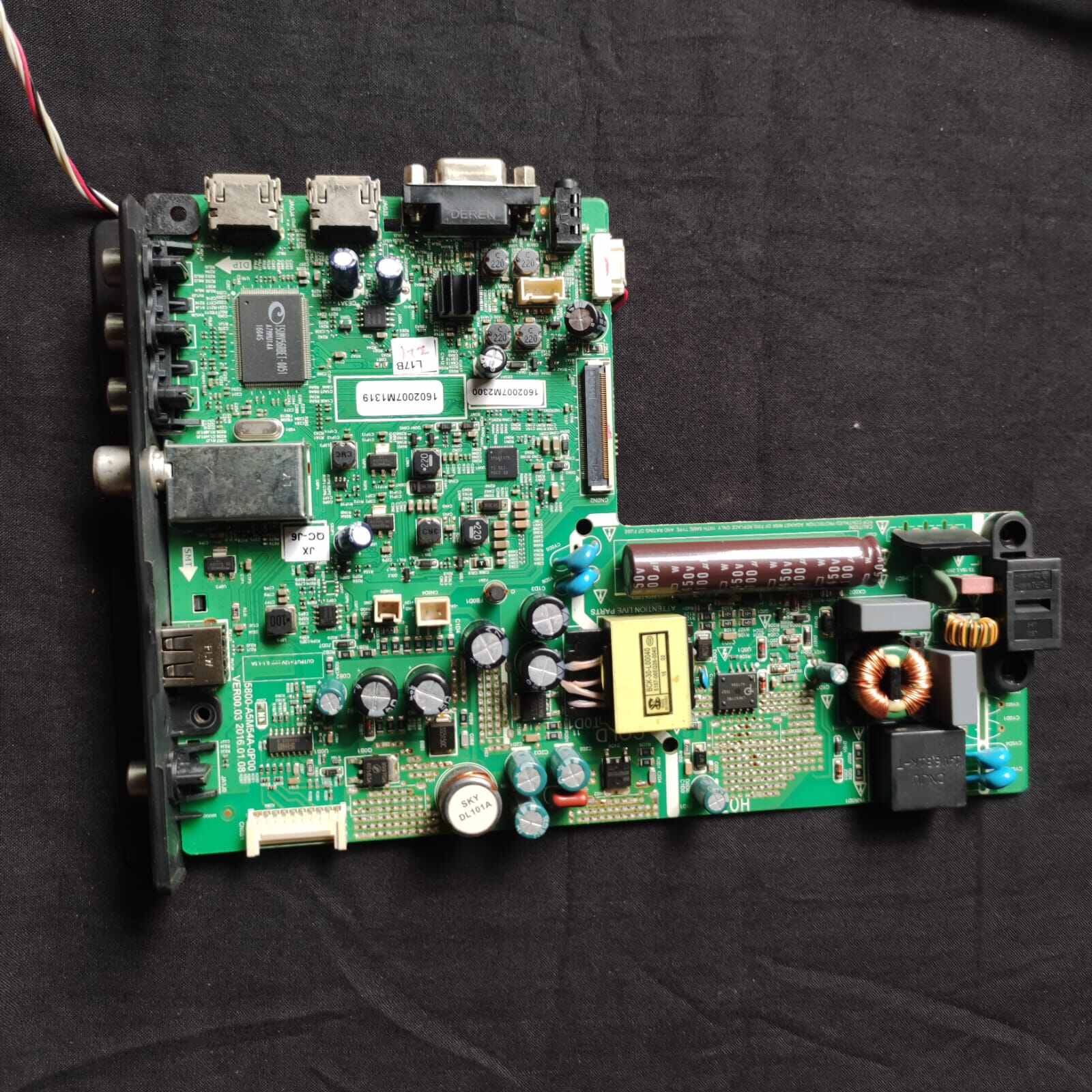 MB mainboard motherboard mesin tv LED Panasonic TH 32D305G