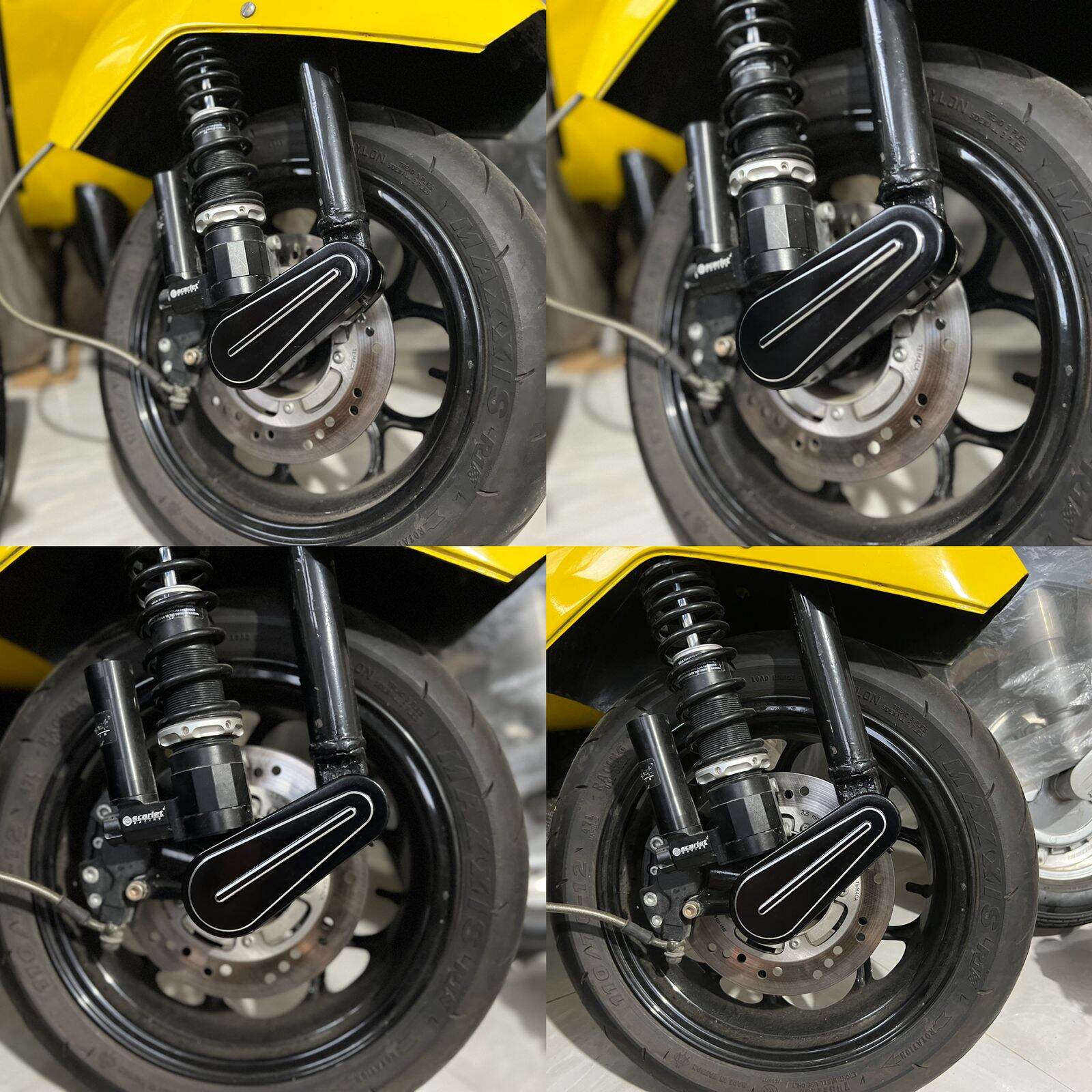 Tutup cover fork vespa px excel exclusive spartan pk as besar