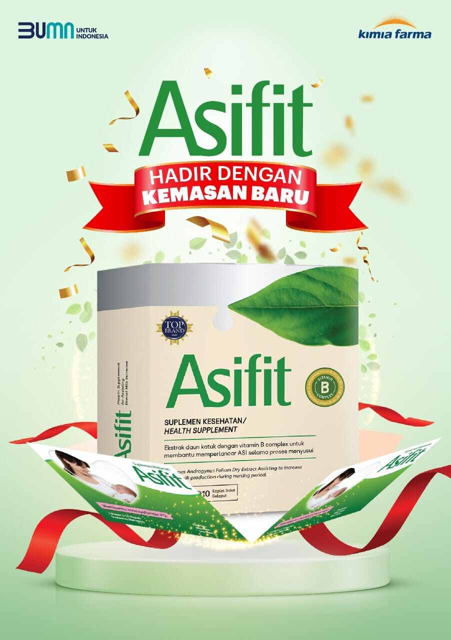 Asi booster Asifit Pelancar asi / 30 kapsul kimia farma BPOM HALAL exp 2027