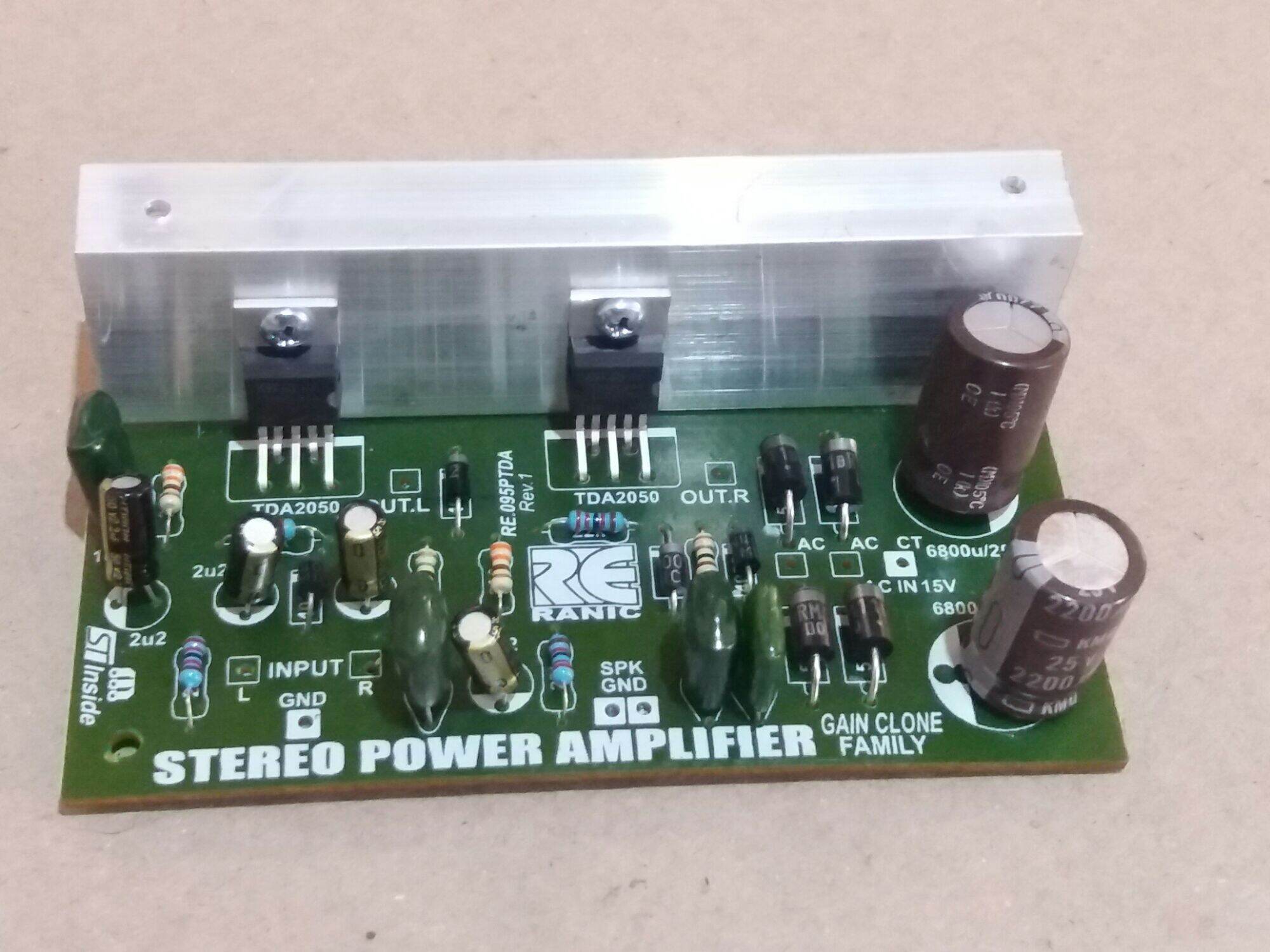 KIT POWER AMPLIFIER TDA2030 STEREO POWER TDA 2030 STEREO POWER