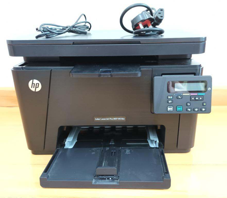 Printer Hp Warna laserjet pro mfp M176N print, scan copy warna A4
