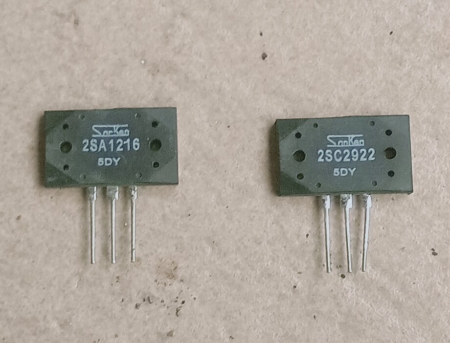 4 PAIRS 2SA1216 & 2SC2922 Original SANKEN Transistor 4 PAIRS 2SA1216 & 2SC2922 Original SANKEN Transistor
