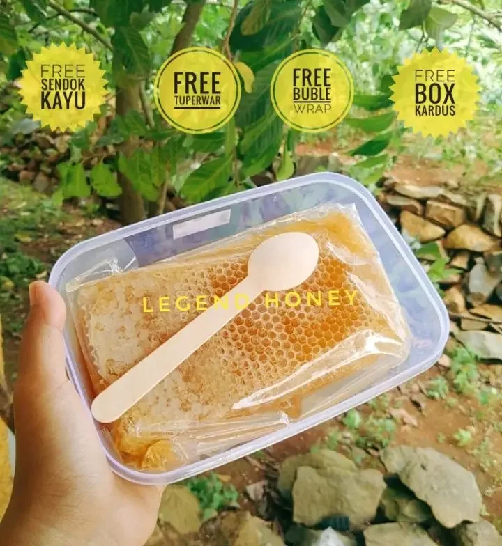 [[500 gram]]madu sarang asli raw honey sarang madu honeycomb madu asli madu murni