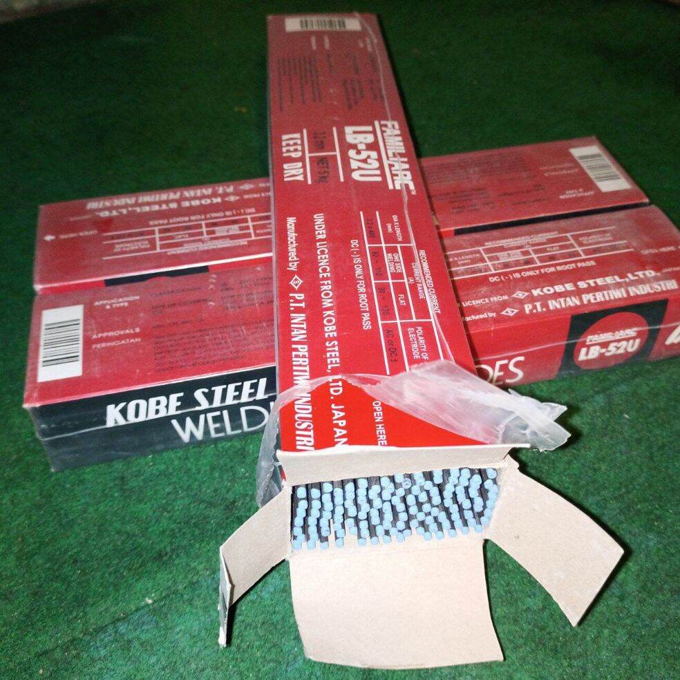 LB52U 3.2 MM KAWAT LAS KOBE STEEL LB-52U FAMILIARC KOBE STEEL WELDING ...