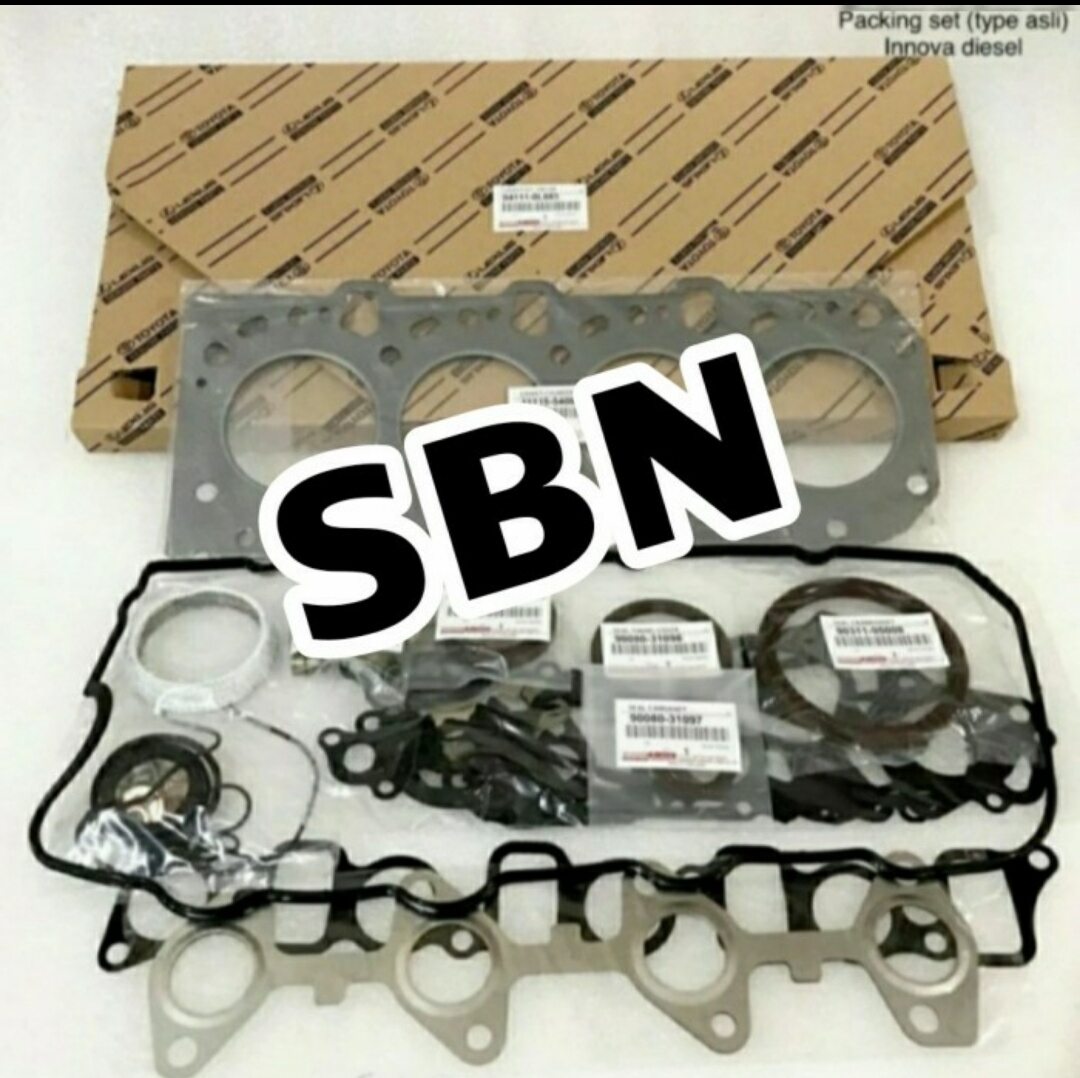 Packing set atau gasket set hilux vigo 2.5 2kd-innova diesel 2kd original Harga 680,000 rupiah*Gratis Ongkir