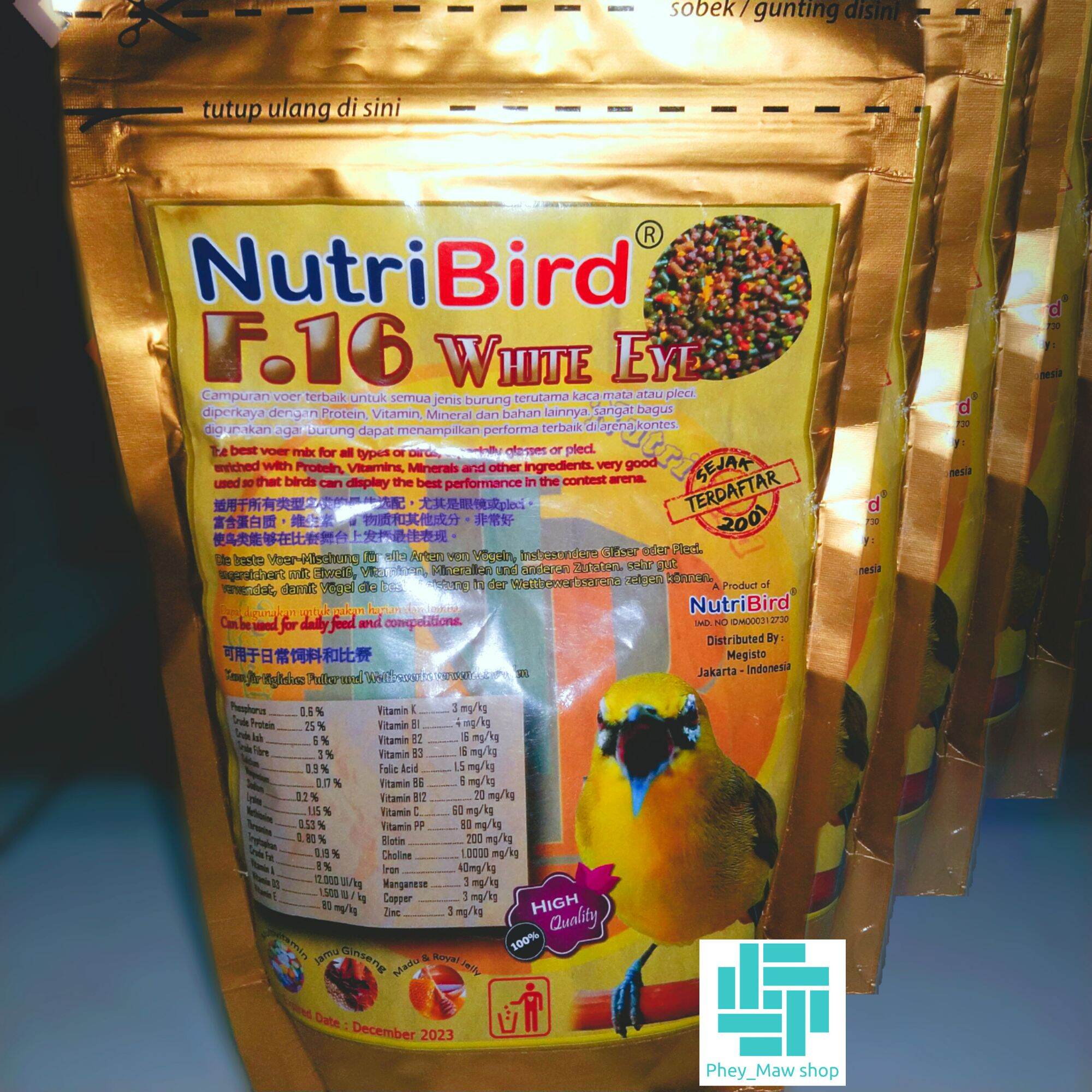 nutribird f16