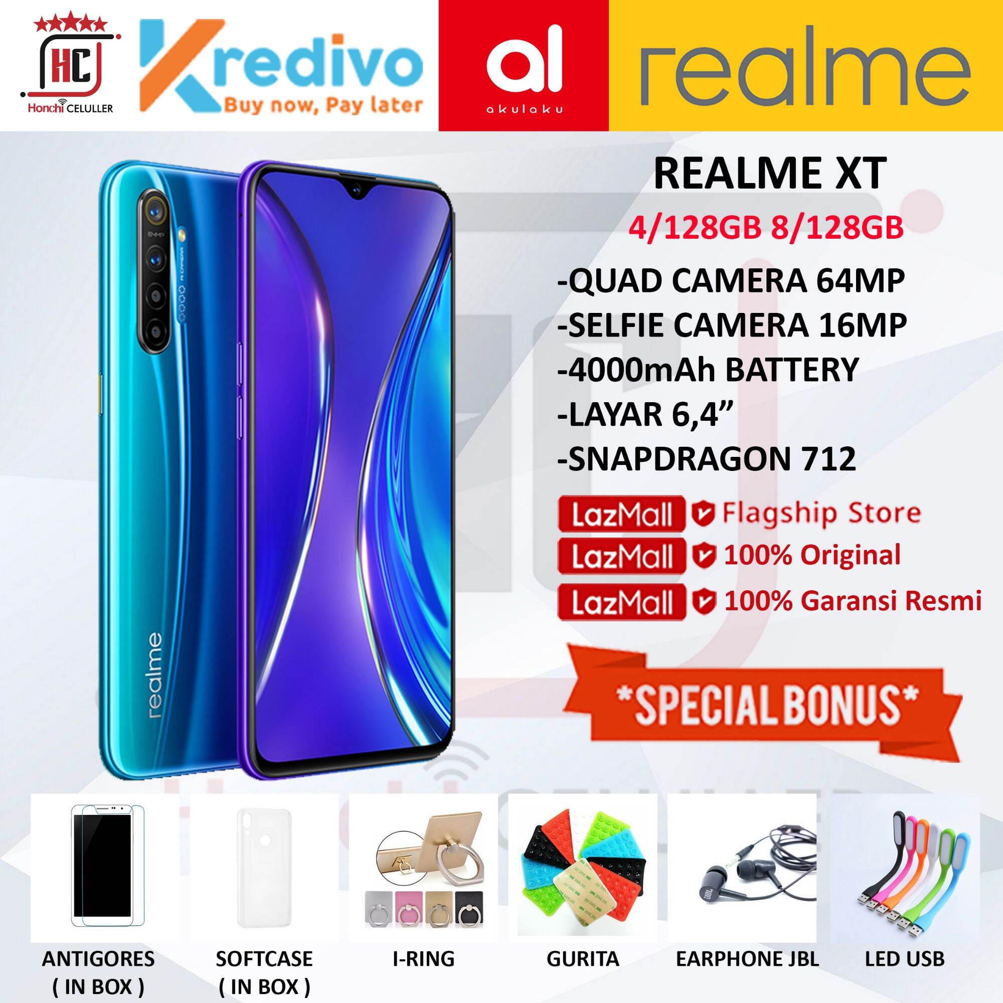 REALME XT 8/128GB GARANSI RESMI ORIGINAL FULL BONUS Harga  3,699,000 Ringgit*Penghantaran Percuma