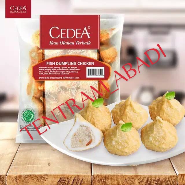 CEDEA FISH DUMPLING CHICKEN 500 gram! Frozen Food dumpling ayam dijamin ...