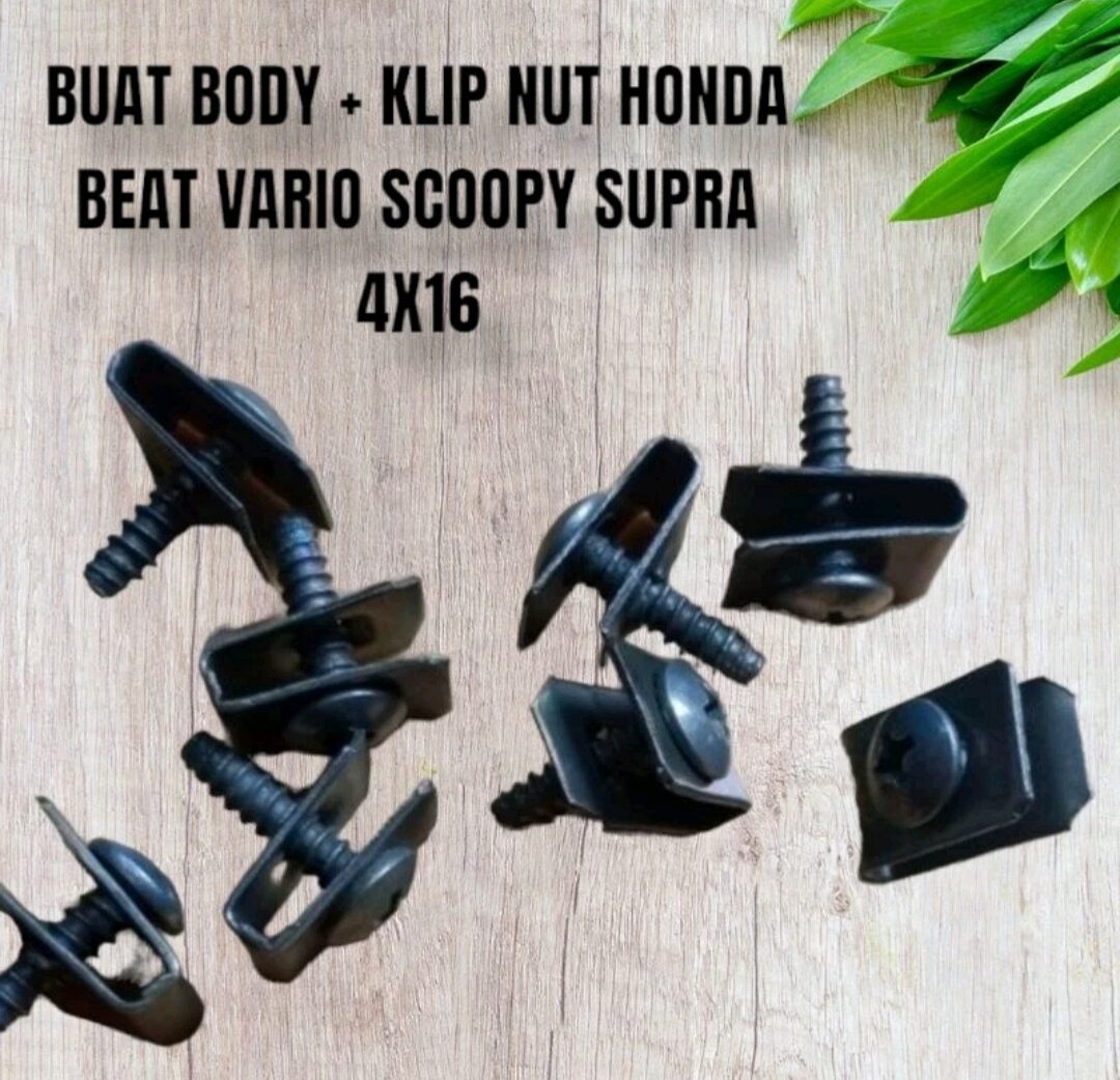 baut body klip nut honda universal 4x16 beat Scoopy Vario Supra Harga  1,000 Ringgit*Penghantaran Percuma