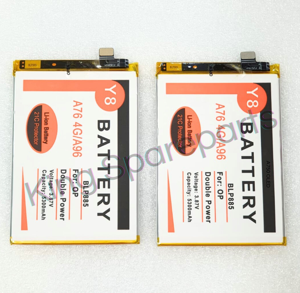 Oppo A76 battery Batre battery 4G / A96 blp885 double power Y8 Harga 100,000 rupiah*Gratis Ongkir