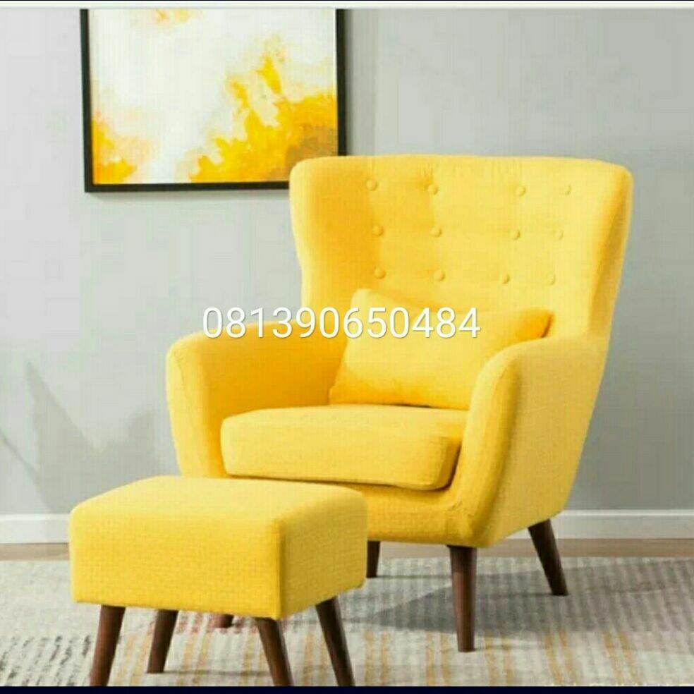 sofa mewah sofa santai wing chair Lazada Indonesia