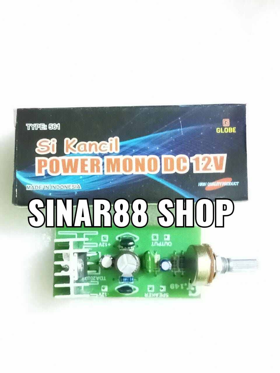 KIT MINI POWER AMPLIFIER MONO TDA2003 12V 12 VOLT TDA 2003 SIKANCIL SI ...