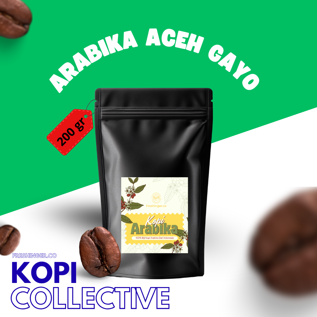 Best Selling Aceh Gayo Arabica Coffee 200Gram