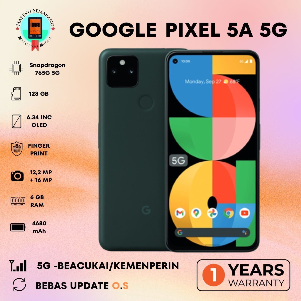 beli google pixel 5