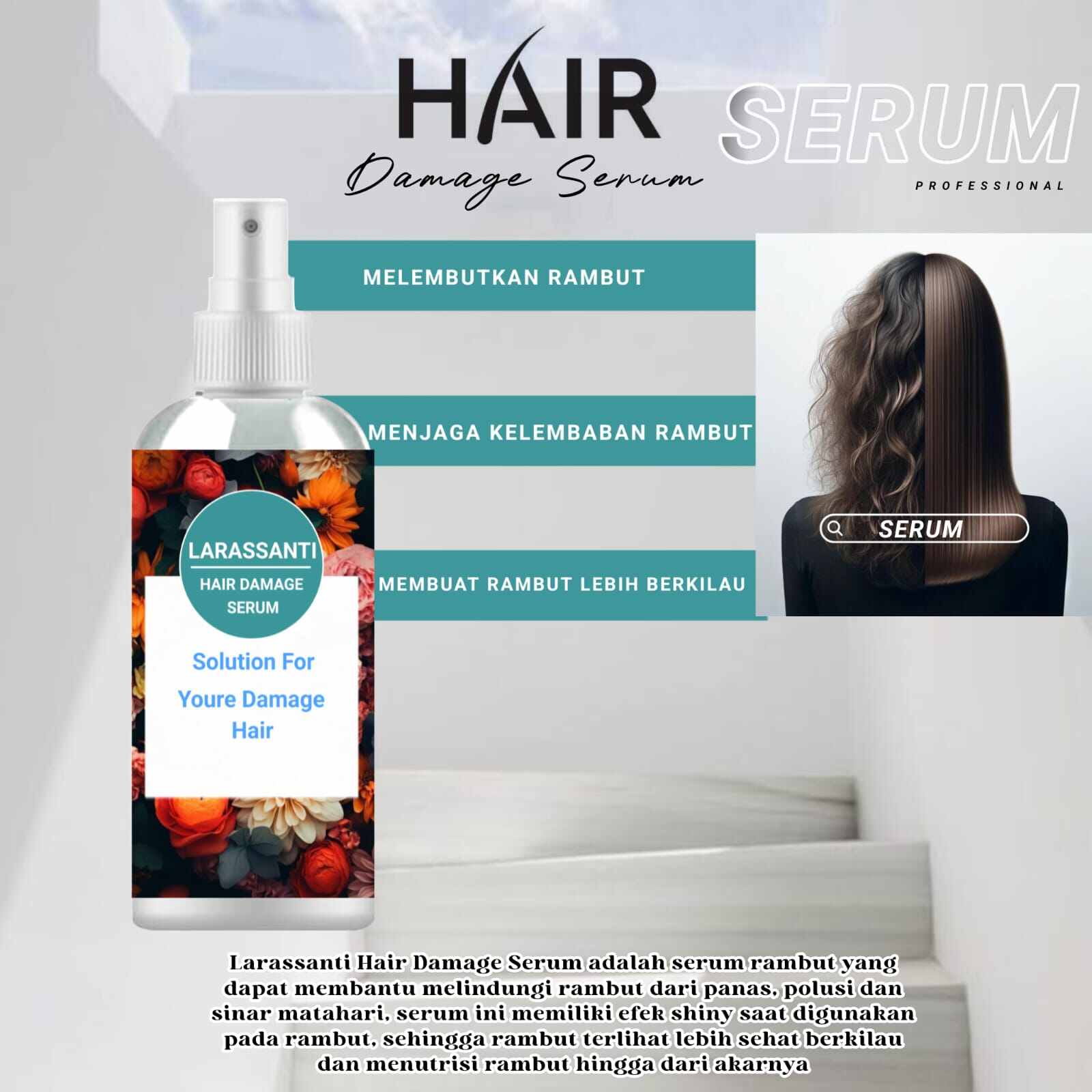 Hair vitamin rambut 100ml rambut kering rambut rusak Rambut rontok