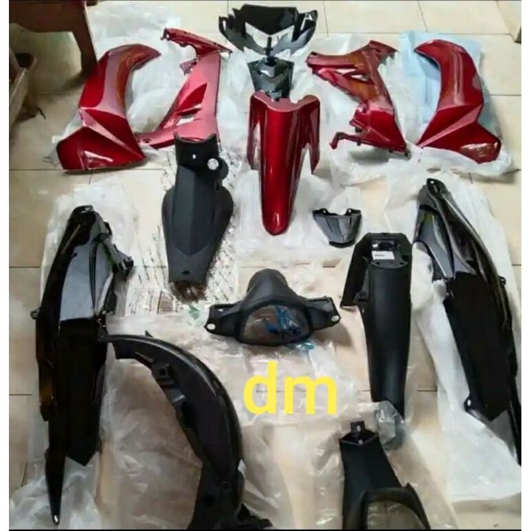 full body vega r new merah hitam set body kasar | Lazada Indonesia