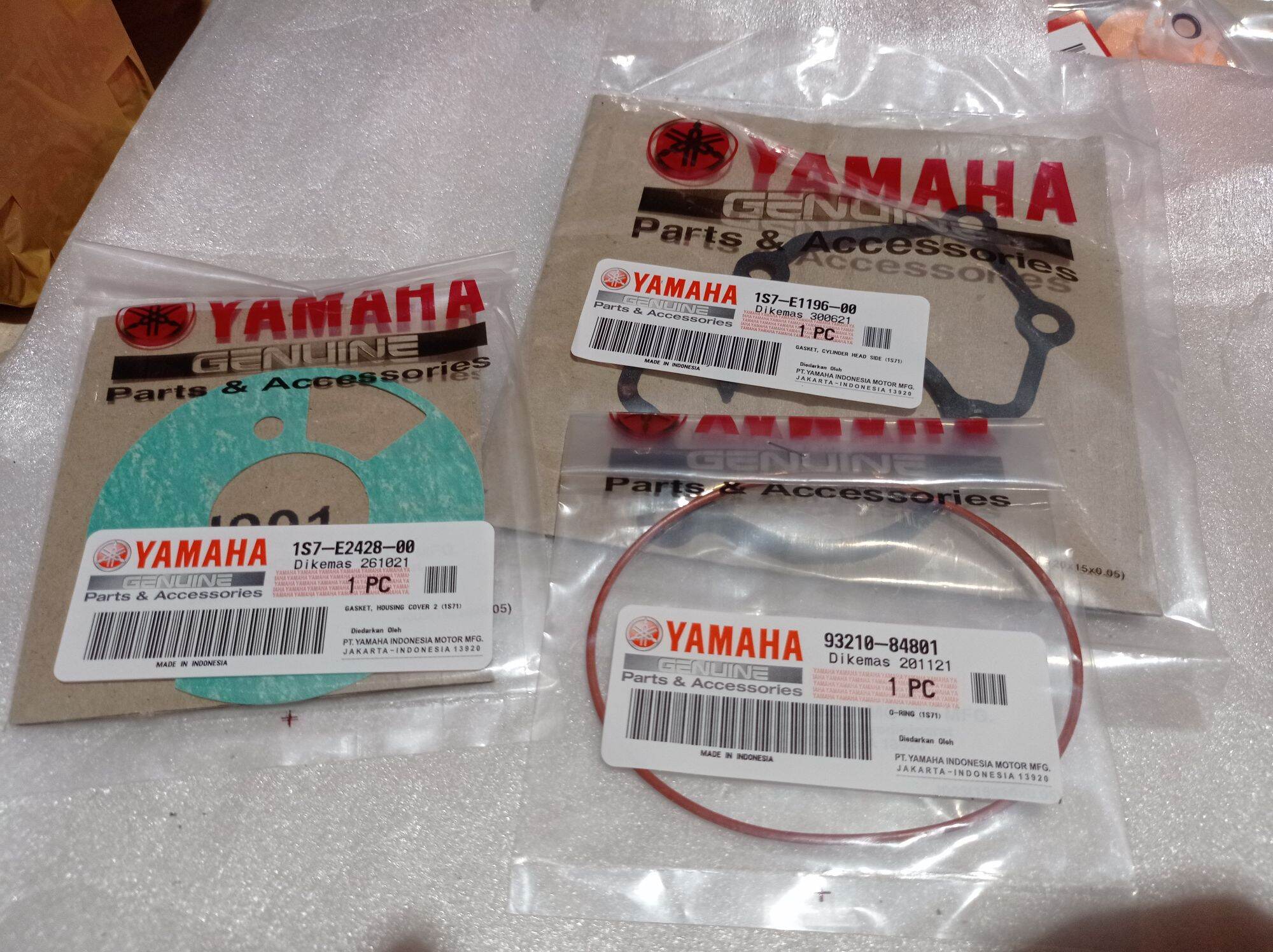 paking water pump vixion old jupiter mx set o ring asli original yamaha