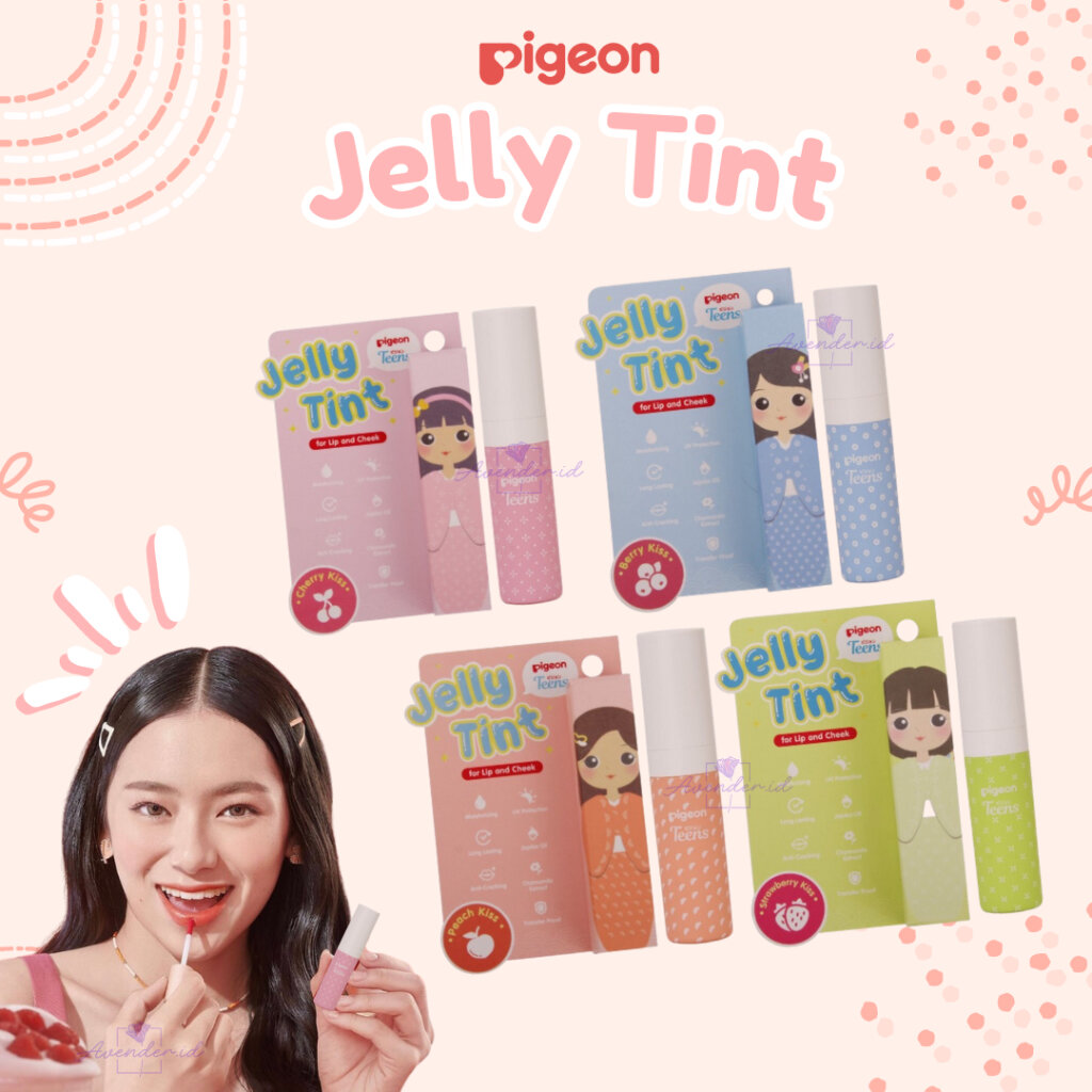 Pigeon Jelly Tint Lip Tint Lip Jelly Pigeon Lipstick Strawberry Kiss Lazada Indonesia