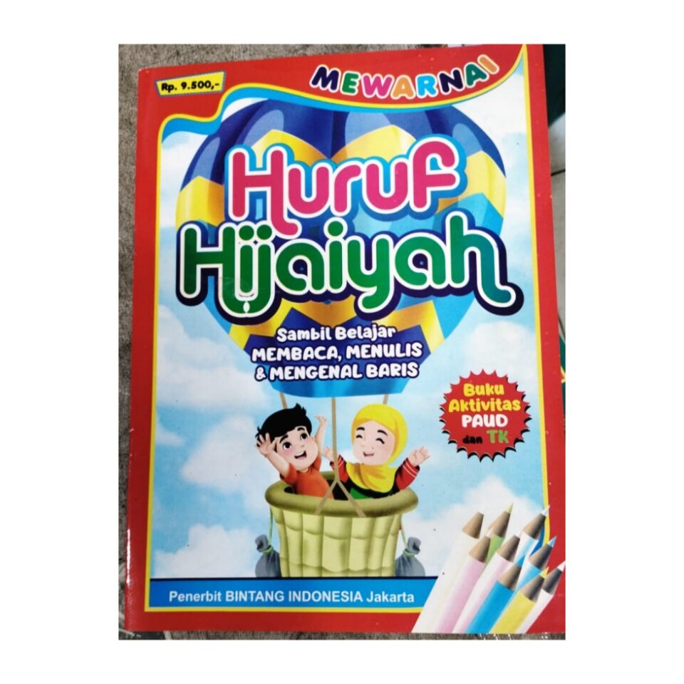 Buku Mewarnai Huruf Hijaiyah PAUD & TK, Belajar Membaca,Menulis, Dan ...